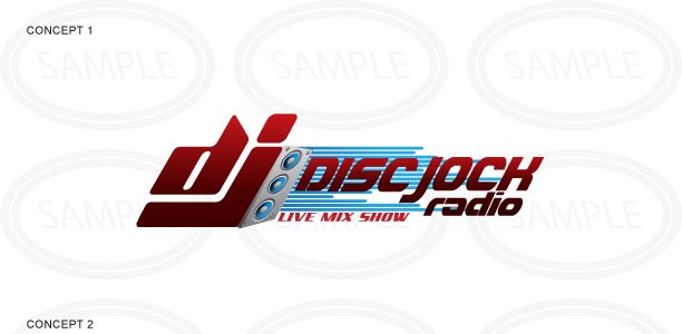 Disc Jock Logo Sample